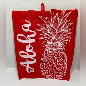 Target Aloha Pineapple Reusable Red Tote Bag, Hawaii exclusive